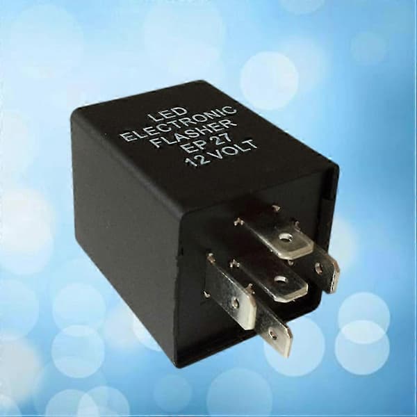 5-pins EP27 LED blinklysrelédekoder 12V DC fikser blinklys hyperblinkproblem utgave A
