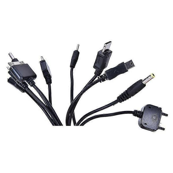 10-i-1 USB-opladerkabel til mobiltelefoner