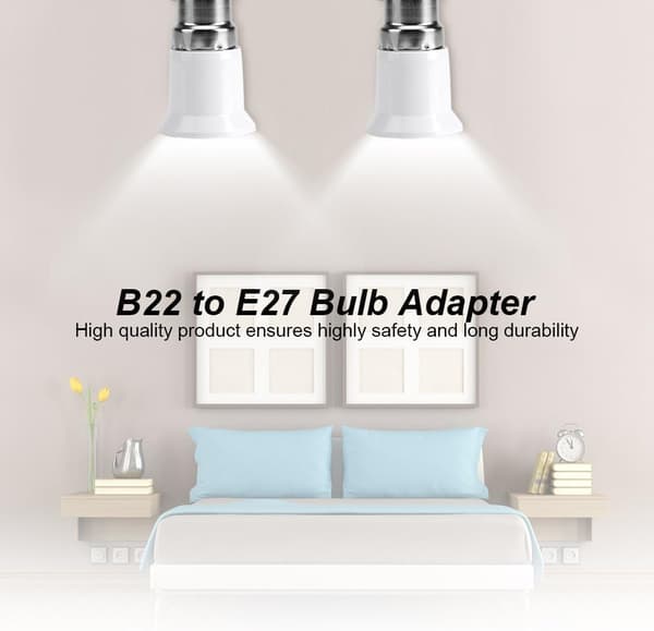 B22-E27-lampunsovitin
