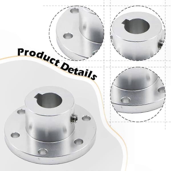 Metallakselkobling - Robust flensforbindelse for DIY-applikasjoner 15mm