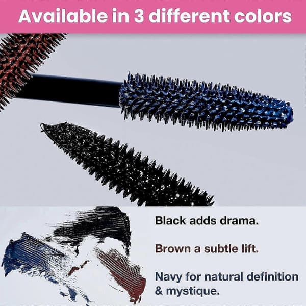 PrimeLash Mascara til ældre kvinder Volumengivende, utrolig længde (sort) 1Pcs