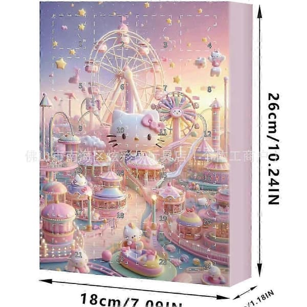 2025 Julkalender Överraskningslåda 24 st Julklapp Sanrio regular model
