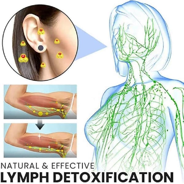 4 Par Magnetology Lymphvity Germanium Øredobber Lymphactive Mag Studs Magnetisk Terapi Øredobber 6 mm