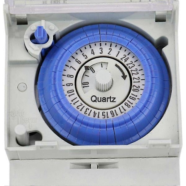 Timer, 24-timers tidsafbryder, analog mekanisk timer