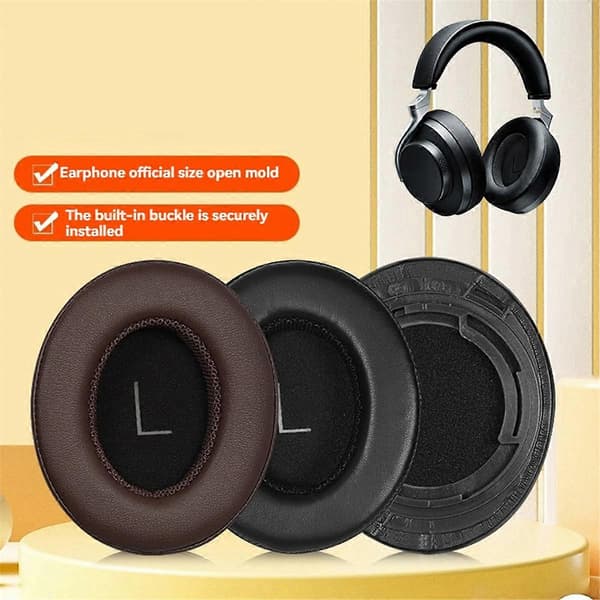AONIC50 øreputer for Shure AONIC 50 støydempende hodetelefoner erstatningsøreputer øreputer Rep Brown