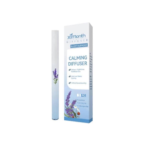 Naturlig luftfrisker diffuser med mullein, timian og mynte for lunge- og neserensing, aromaterapi diffuser Blue