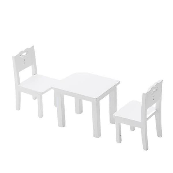 3-delt barnesimulatorbord og stolmøbler White