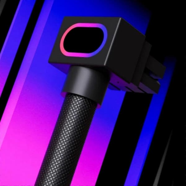 AIJS 8-pin CPU-forlengelseskabel med ARGB datastrømkabel