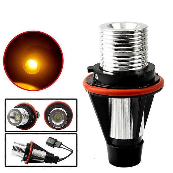 2 kpl LED Angel Eyes -merkkivaloja – vaihtopolttimot BMW E39/E53/E60/E61/E63/E64/E65/E66/E87 (525i/530i/Xi/545i/M5) Blue Light