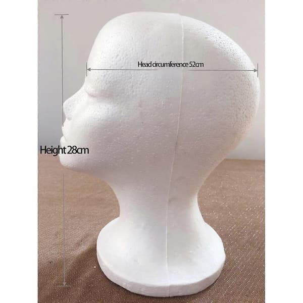 Skum Mannekeng Hode Modell Solbriller Brille Stativ Hatt Cap Display Holder Headset Mannekeng Hode Di