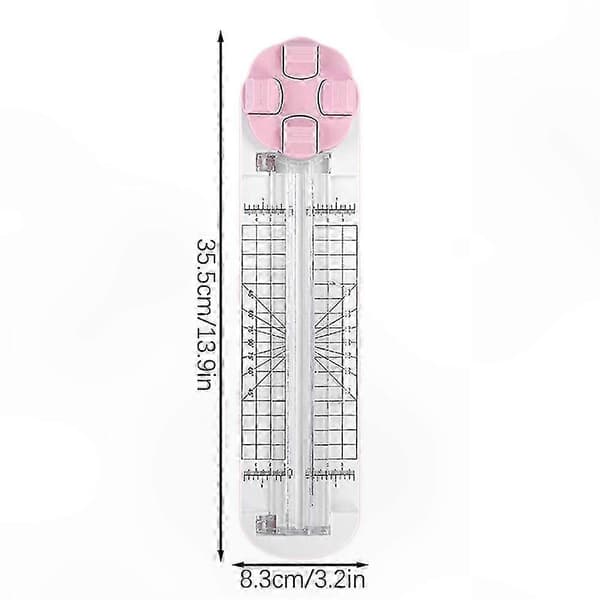 4-i-1 papirkutter for scrapbooking og gratulasjonskort Pink