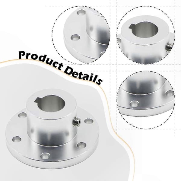 Metallakselkobling - Robust flensforbindelse for DIY-applikasjoner 16mm