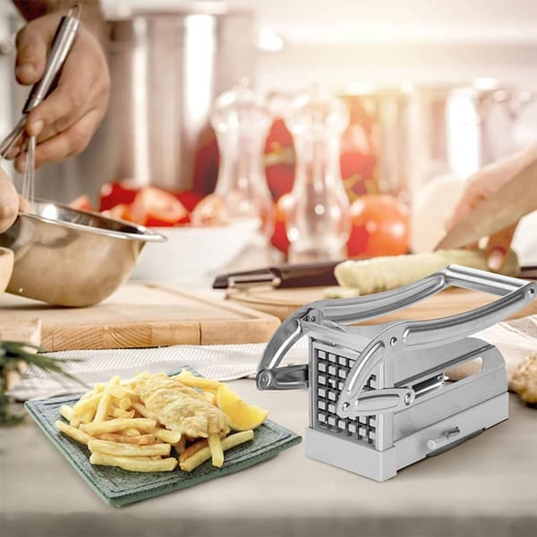 Pommes frites-kutter i rustfritt stål, pommes frites-kutter i rustfritt stål, potetkutter, grønnsakskutter
