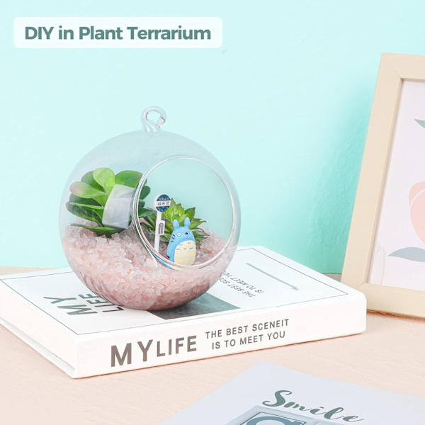 500g Ljusrosa - Dekorativt grus, stenar för krukväxter, terrarium, akvarium, vaser, kvartskristall C