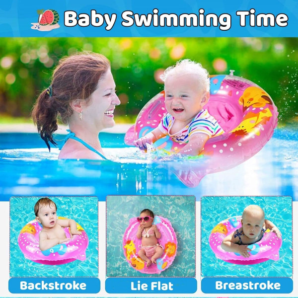 (Rosa öronbyxor) baby boj, pool boj, baby boj, uppblåsbar boj
