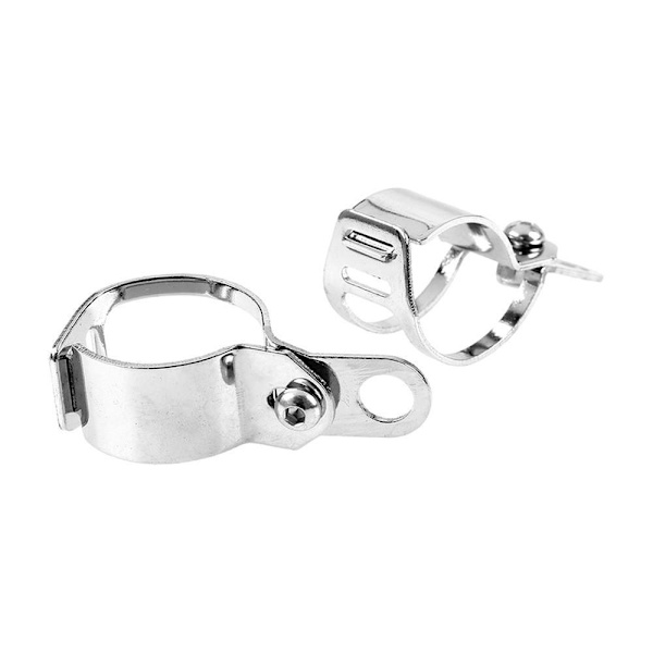 2 Motorsykkel Blinklys Monteringsbrakett, 2 stk Motorsykkel Blinklys Monteringsbrakett Passer for 30-45mm Gaffel Scooter C