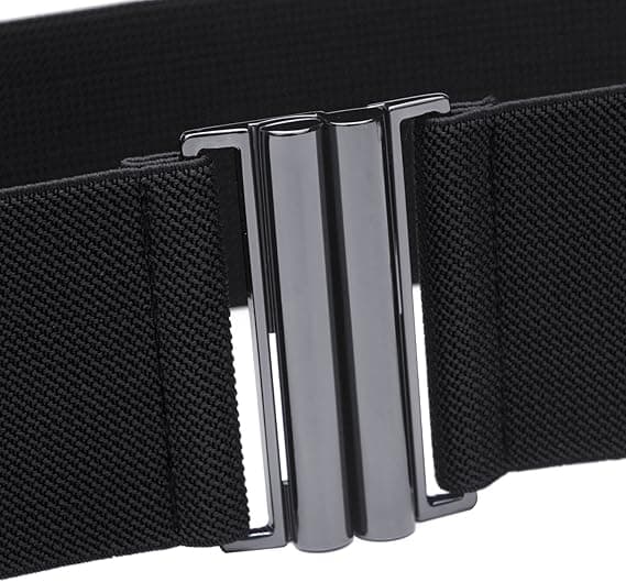 Dame Bred Elastisk Taljebælte Cinch Bælte Trimmer Stretch Taljebånd