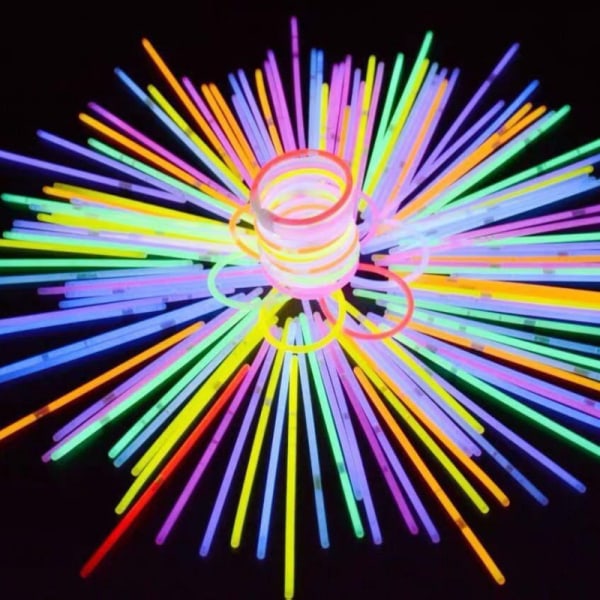 Festartikler 100 stykker - 8" Luminous Glow Stick Festartikler