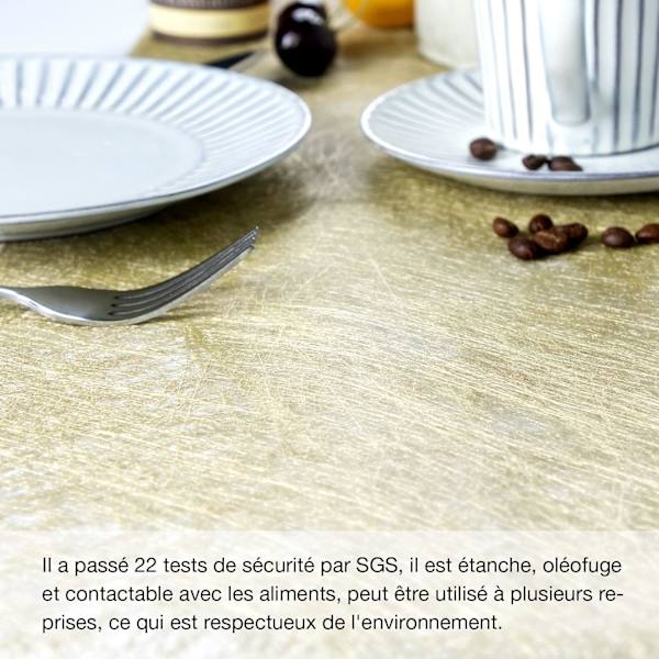 Genanvendelig dekorativ dug i non-woven stof, elegant bord