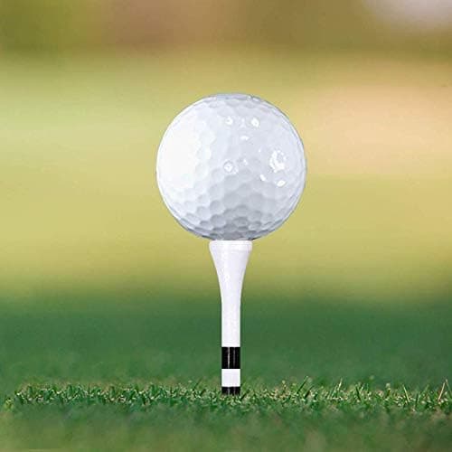 Bambus Golf 70mm Pakke med 100, Hvit