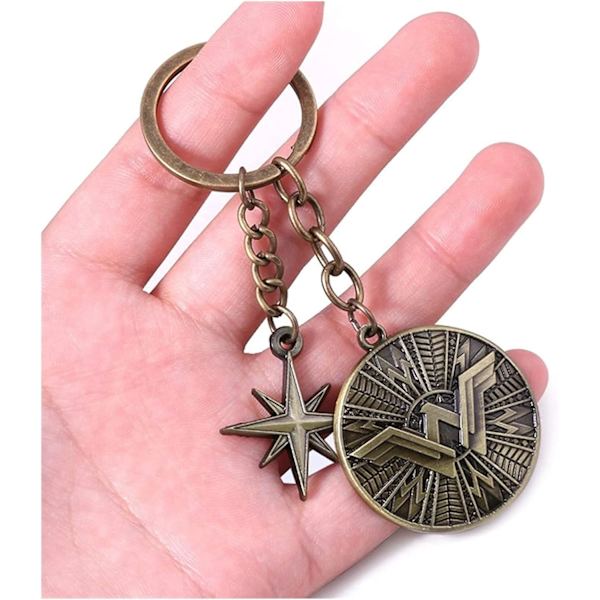 Tegneserie Wonder Woman nøglering DC Comics Superhelt Wonder Woman W X