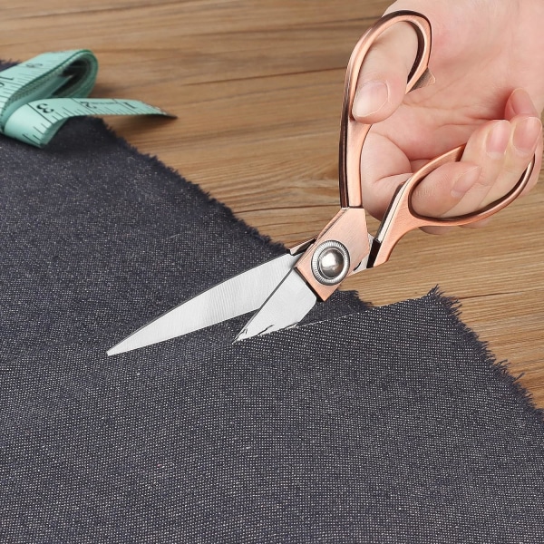 Tehokkaat ompelusakset 20 cm + 26 cm - Ammattimainen leikkaus