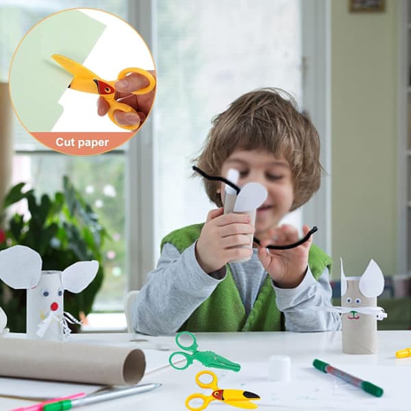 2 stk. barnesaks i plast - barnesaks for papir