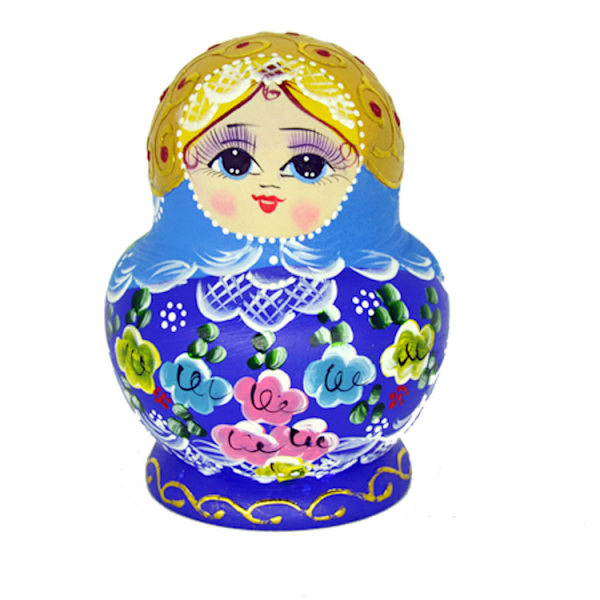 Nesting Dolls, 10 stycken, Serie av ryska Matryoshka D