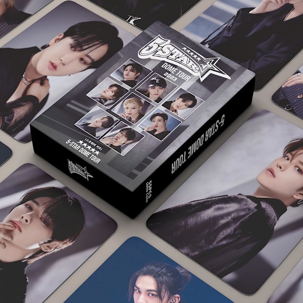 Kpop Stray Kids fotokort 55-pack Stray Kids Lomo-kort Stray Kids 5 Star DOME TOUR Nytt albumkort