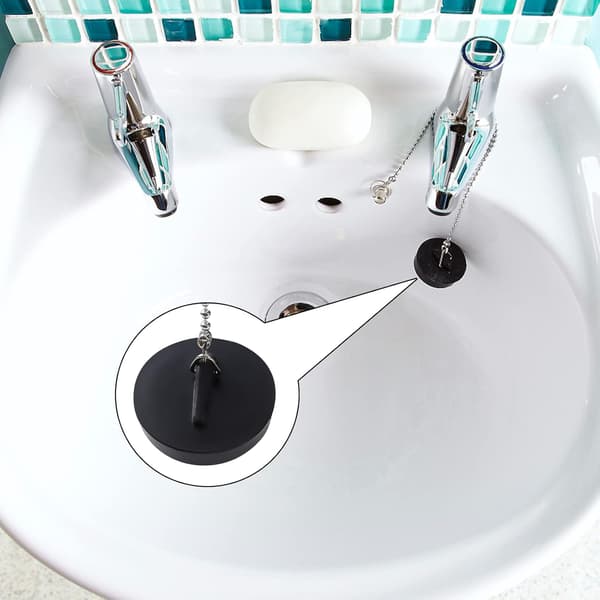 3 stk Universal Badekarpropp, Vaskepropp med Ballkjede,