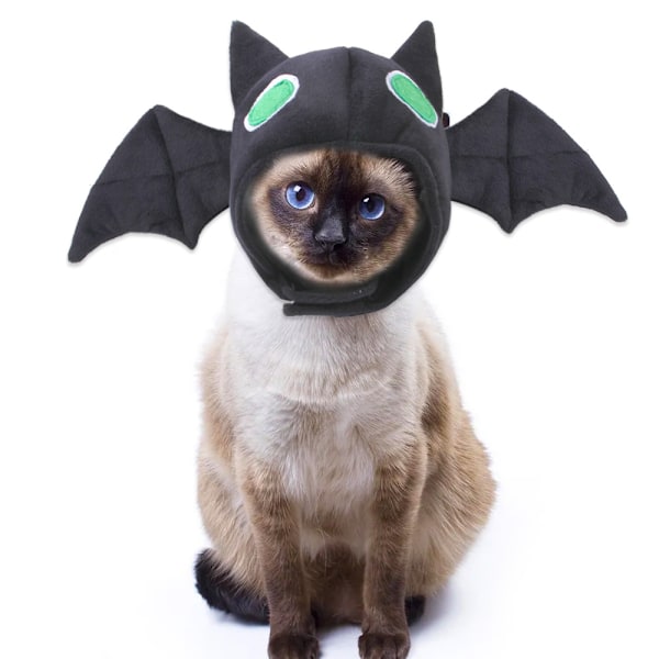 Kæledyr Halloween Hat-Teddy Dress Up Bat Hovedbeklædning