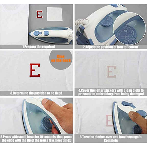 Patches Sy På Applikation Broderet Alfabet Patch A-Z Bogstav Pat