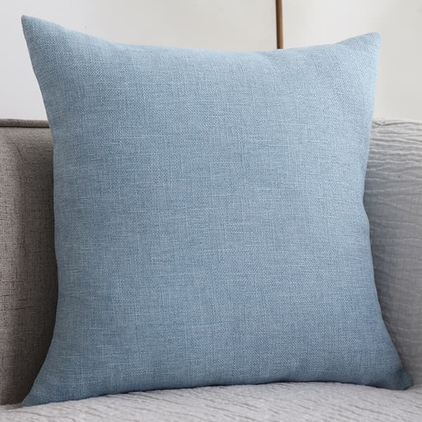 Ljusblå - Set med 2 Kuddfodral 45x45cm Kuddfodral Soffa Kuddeöverdrag