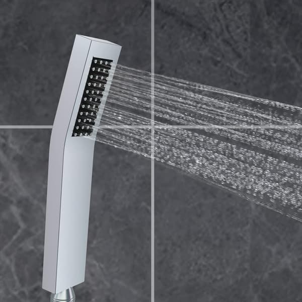 Modern vattenfall badrum dusch, handdusch med anti-kalk