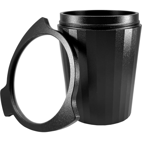 （svart） Coffee Smart Funnel Doseringskopp Håndfri 54 mm Espresso