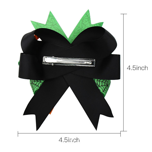 Halloween Multi-layer Bow Ribbon Funny Props Børns Bow Hairp