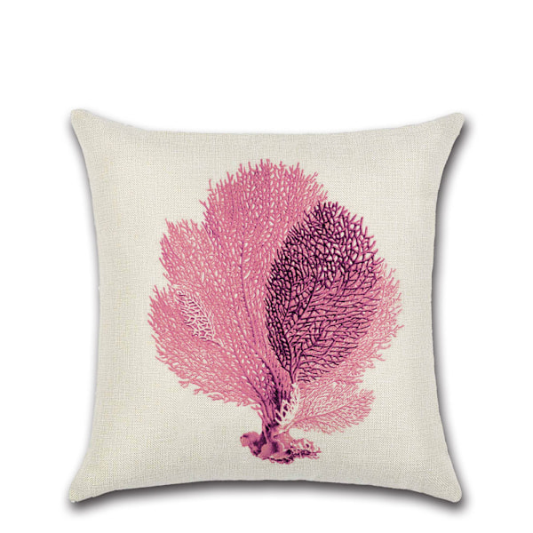 (Röd) Set med 4 - Polyester Linne Kuddfodral Bil Kuddeöverdrag för Soffa Säng Heminredning Set, 45 x 45 cm (Stjärnfi