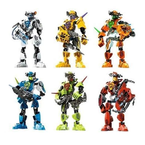 Starfighter Soldat Bionicle Hero Factory Robot Figur Byggsten Modell Leksak (9401