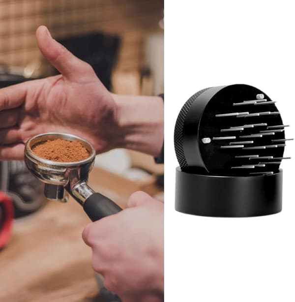 Kaffeutmatingsverktøy, 58 mm espressokaffeomrører, kafferører