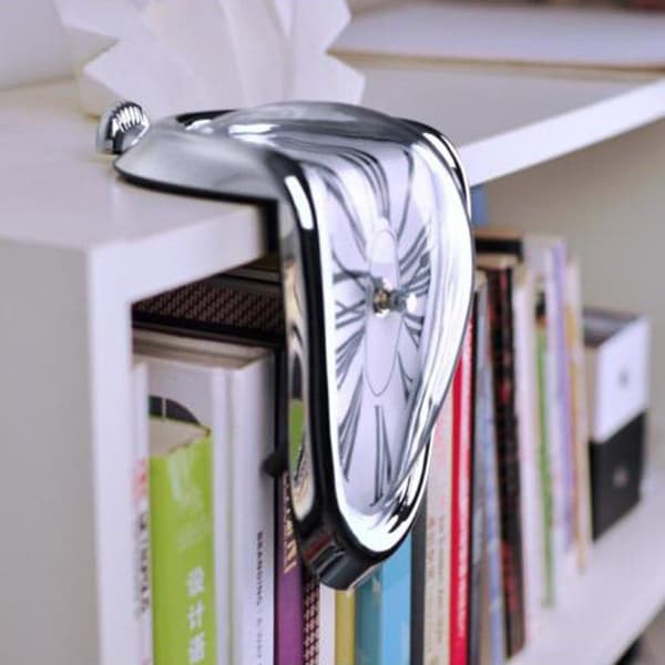 Gjutjärnsklocka, Surrealism Creative Decorative Dali Watch, Moder