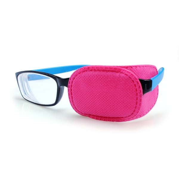 6 STK Amblyopia Rosa øyelapp for briller, behandle lat øye og Stra