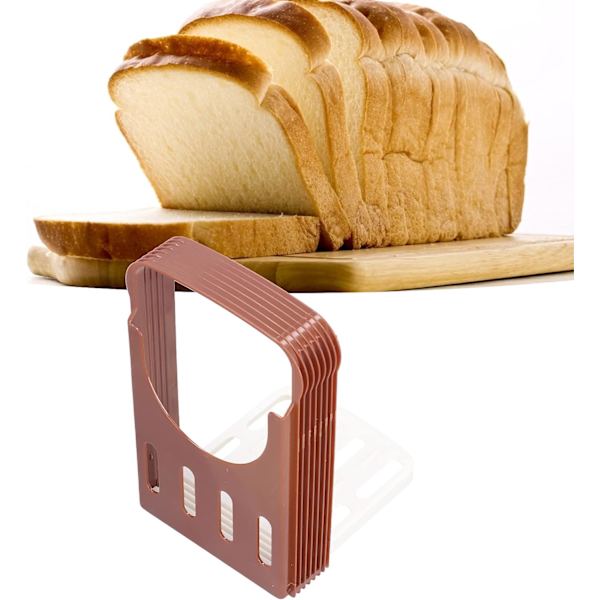 Brødskærer, ABS Foldbar Justerbar Toast Skæreskæremaskine