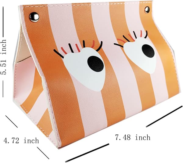 2 sæt tissues kube boks, tissue boks holder, dekorative ansigtsnapk