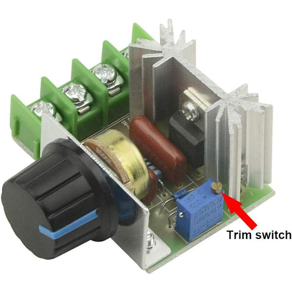3 st AC 110V-220V 2000W SCR Hög Effekt Elektronisk Spänningsregulator