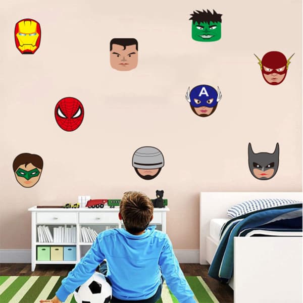 Hulk Captain America för Barn Pojkar Sovrum Vardagsrum Heminredning