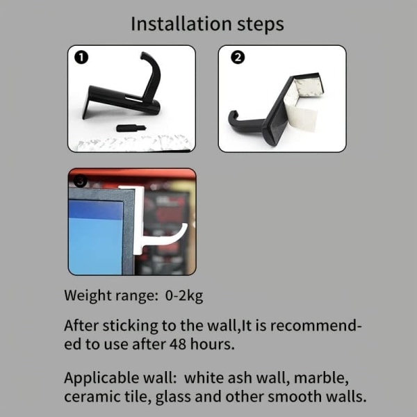 4 Hodetelefon Monitor Holder, Hodetelefon Stick-on Hook, Hodetelefon Hook