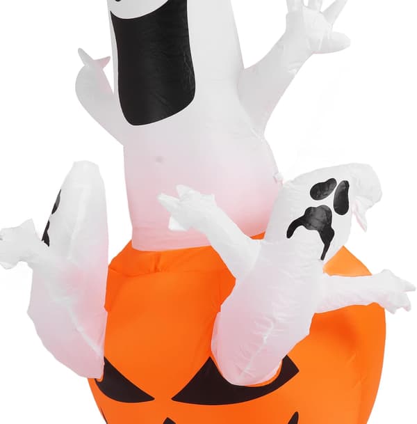 Halloween oppustelig spøgelse græskar udendørs glødende model udendørs Halloween udendørs dekoration til La