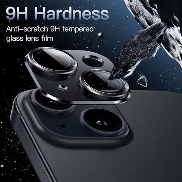 Kameraobjektivbeskytter for iPhone 15 6,1 tommer og iPhone 15 Plus 6