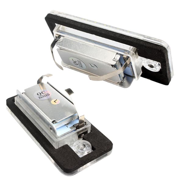 2-pack LED-skyltbelysning för bilar, superljus, fel