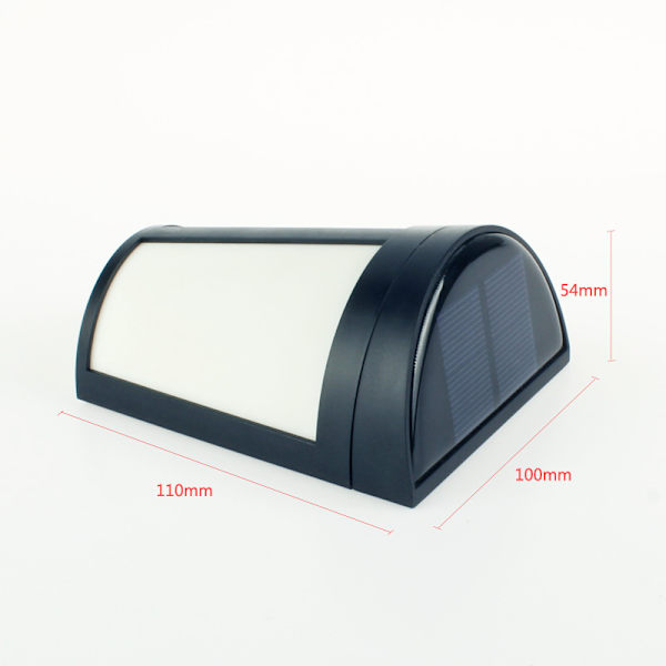 4 st LED Vägglampor Postlampor Utomhus Utomhus Vägglampa Utomhus Rörelsesensorlampor Vägglampor Sol